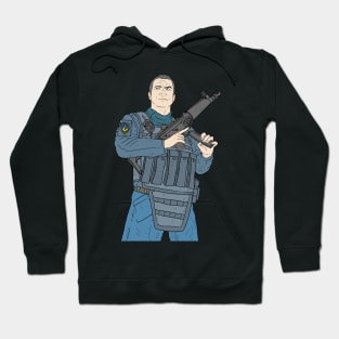 a Dutch police officer of the DSI. Hoodie